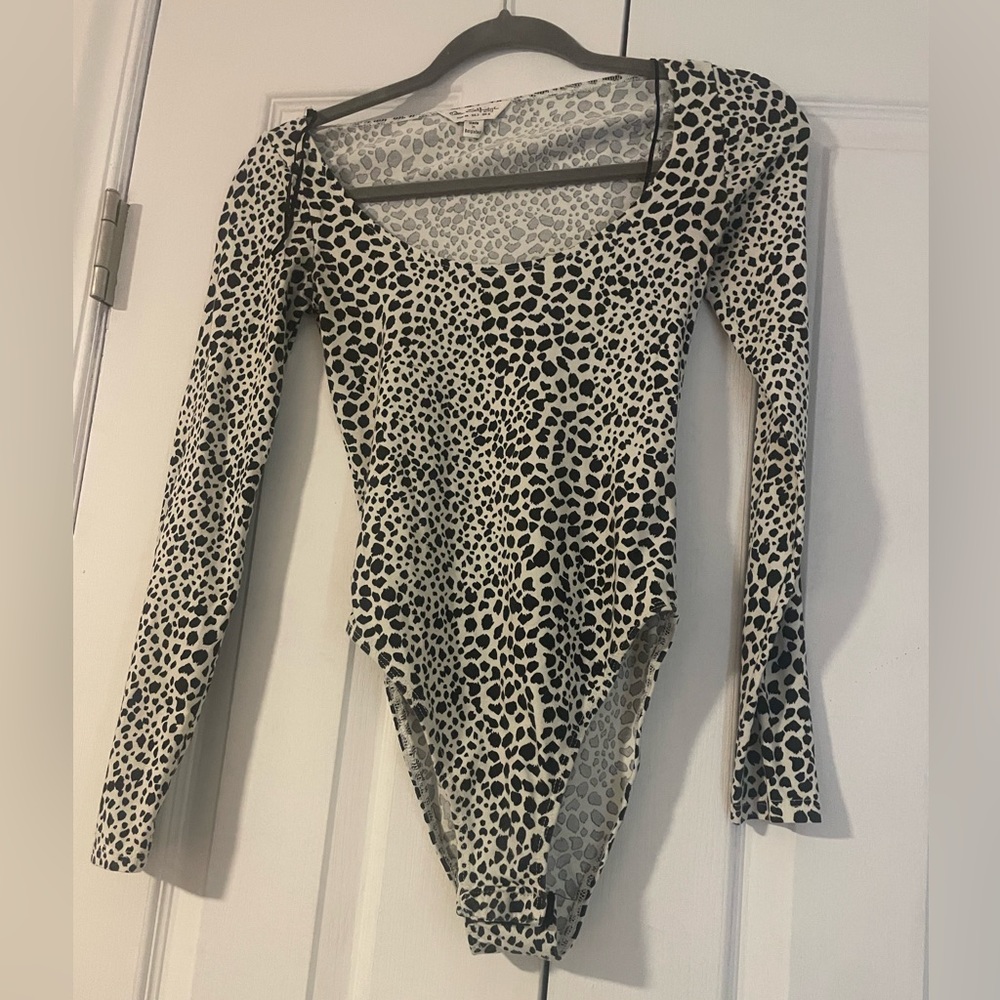 Animal print bodysuit